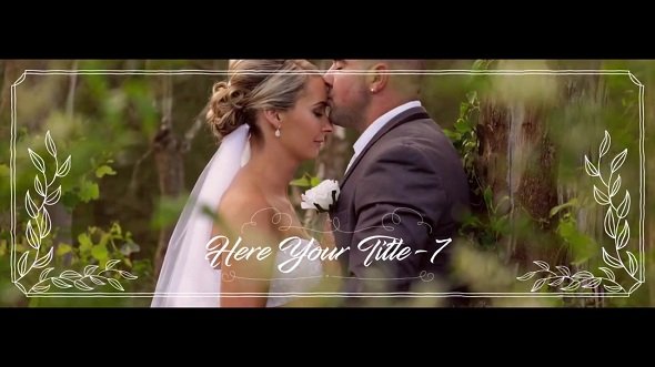 Facebook Cover - Wedding Style 82448 - After Effects Templates