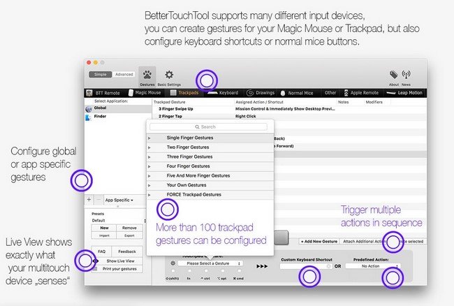 BetterTouchTool 2.503 macOS