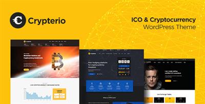 ThemeForest - Crypterio v1.4 - Bitcoin, ICO and Cryptocurrency WordPress Theme - 21274387