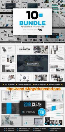10 in 1 Clean Bundle Powerpoint 2423080