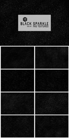 12 Black Sparkles Textures Backgrounds