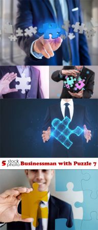 Photos   Businessman with Puzzle 7