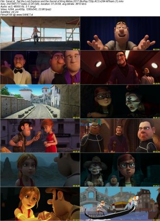 Tad the Lost Explorer and the Secret of King Midas 2017 BluRay 720p AC3 x264-MTeam