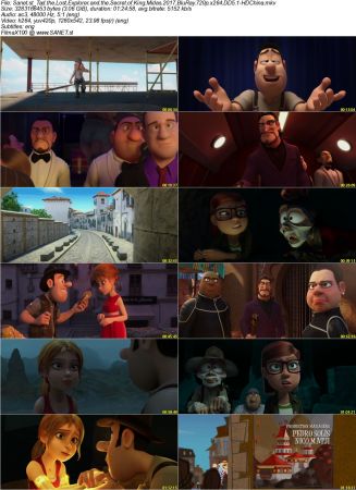 Tad the Lost Explorer and the Secret of King Midas 2017 BluRay 720p x264 DD5.1-HDChina