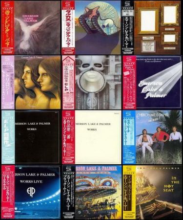 Emerson Lake &amp; Palmer - 12 Albums (Cardboard Sleeve Mini LP SHM-CD Japan 2010) - 2010, FLAC 