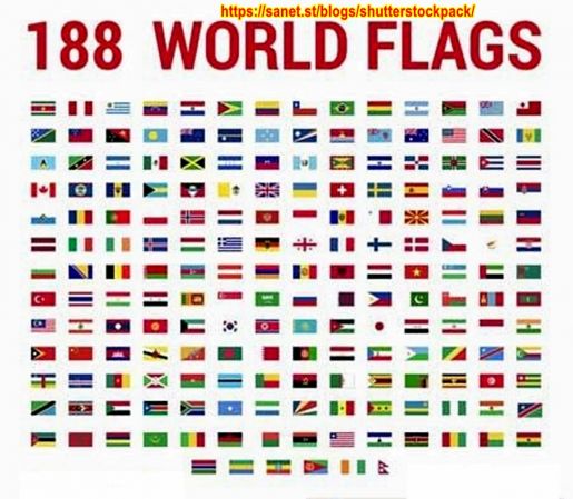 Flags vector of the world Ai 582659