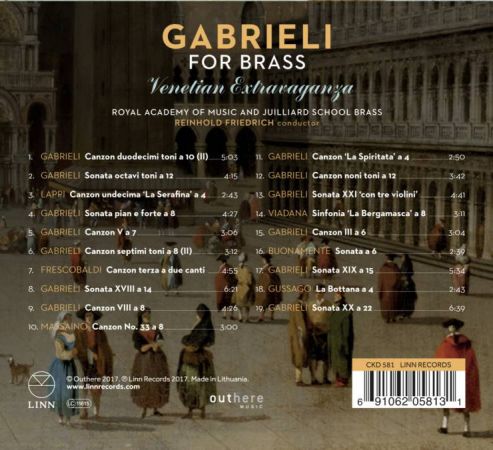 Royal Academy of Music &amp; Juilliard School Brass - Gabrieli for Brass: Venetian Extravaganza (2018)