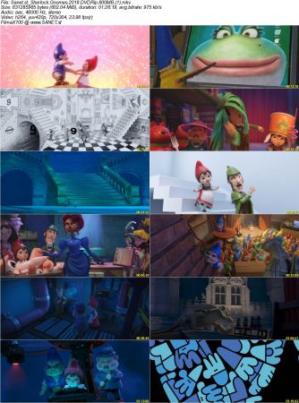 Sherlock Gnomes 2018 DVDRip 600MB SHERIF