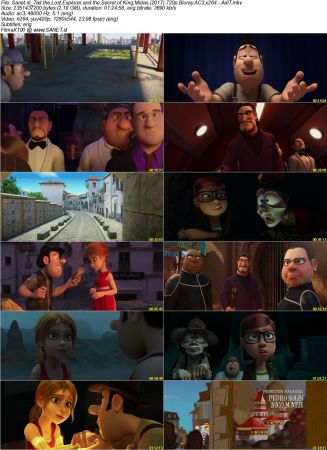 Tad the Lost Explorer and the Secret of King Midas 2017 720p Bluray AC3 x264 - AdiT