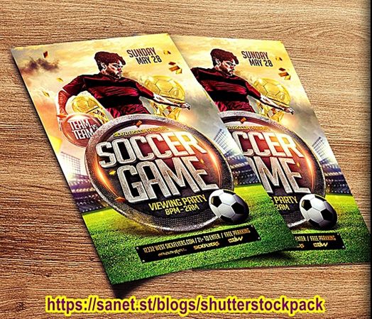 Soccer Flyer Template PSD 7225599