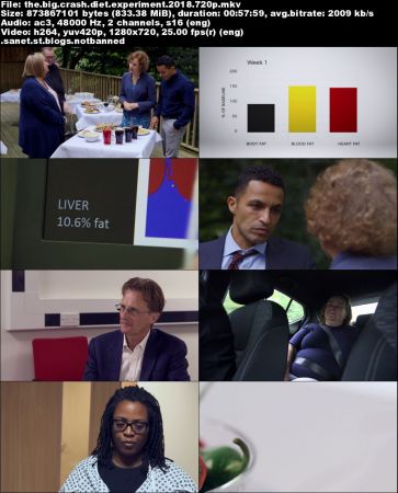 BBC - The Big Crash Diet Experiment (2018) 720p HDTV x264-QPEL