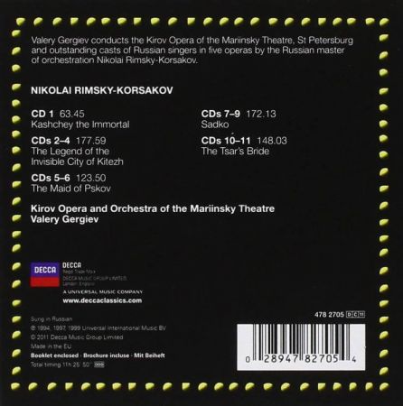 Rimsky-Korsakov-5 Operas - Valery Gergiev &amp; Kirov Orchestra - 2011 FLAC