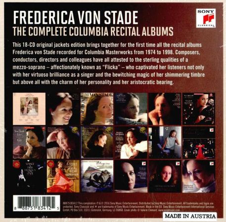 Frederica von Stade - The Complete Columbia Recital Albums (18CD, Sony, 2016)
