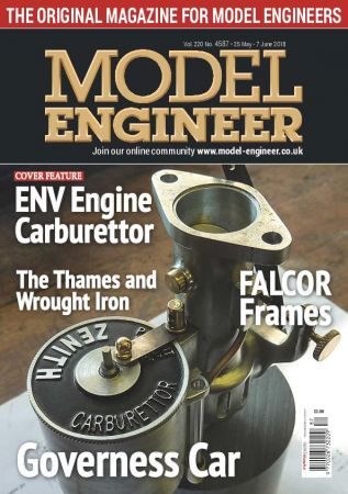 Model Engineer – 25 May - 7 June 2018