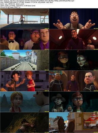 Tad the Lost Explorer and the Secret of King Midas 2017 BluRay 1080p x264-MTeamPAD