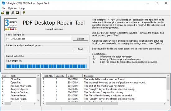 downloading 3-Heights PDF Desktop Analysis & Repair Tool 6.27.1.1