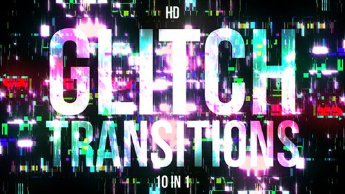 Videohive Glitch Transitions 21645038