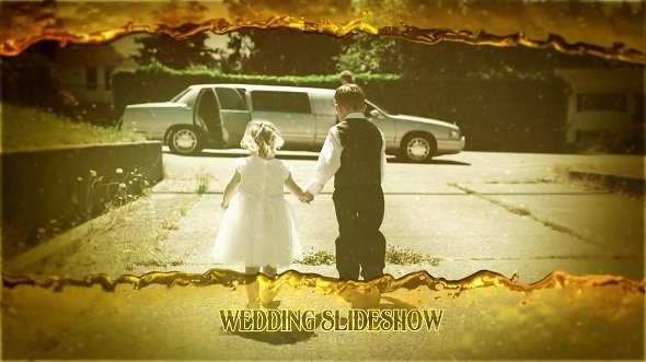 Romantic Gold Wedding Slideshow 88472 - After Effects Templates
