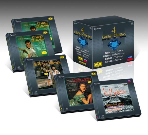 VA - Four Great Operas (Hybrid Stereo Japanese Import 9 SACD Box Set) - 2014