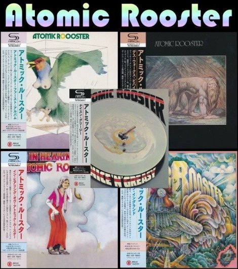 Atomic Rooster - 5 Albums Collection 1970-1973 (Mini LP SHM-CD Belle Antique Japan 2016), FLAC 