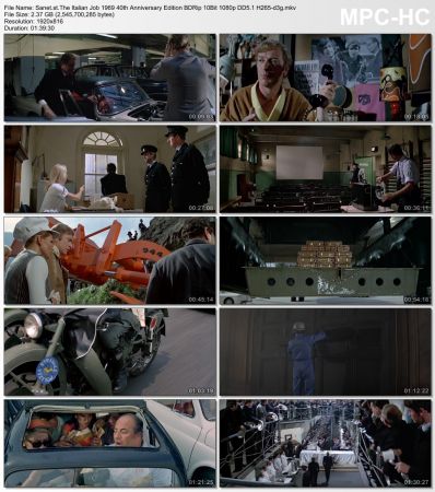 The Italian Job 1969 40th Anniversary Edition BDRip 10Bit 1080p DD5.1 H265-d3g