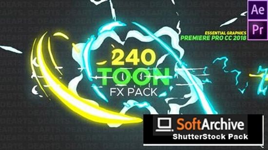 240 Toon FX Pack 21729822 - After Effects Projects