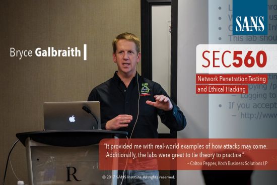 SEC560: Network Penetration Testing and Ethical Hacking