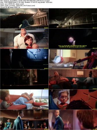 Incredibles 2 2018 720p HDCAM ENG x264 AC3 LLG