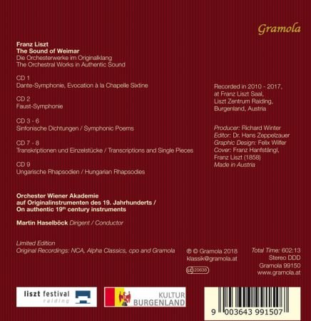 Martin Haselbock - Liszt - The Sound of Weimar (9CD) - 2018 FLAC