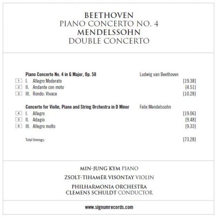 Min-Jung Kym - Beethoven &amp; Mendelssohn - 2018 FLAC 24-192