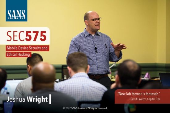 SEC575: Mobile Device Security and Ethical Hacking