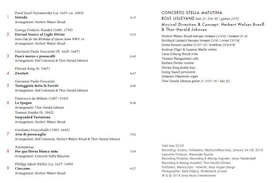 Rolf Lislevand - Nuove Invenzioni 2018 FLAC 24-96