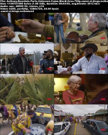 Anthony Bourdain - Parts Unknown: Cajun Mardi Gras (2018) 720p HDTV x264-SOIL