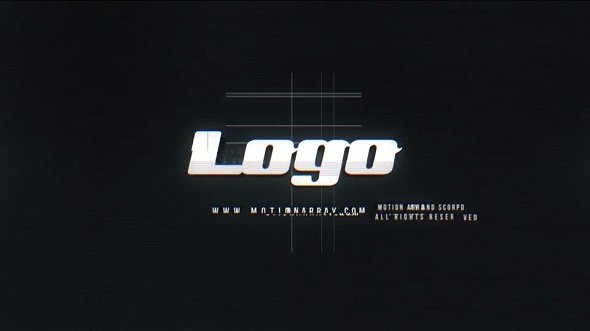 Glitch Logo 4k v - After Effects Templates