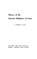 THEORY OF THE INTERIOR BALLISTICS OF GUNS