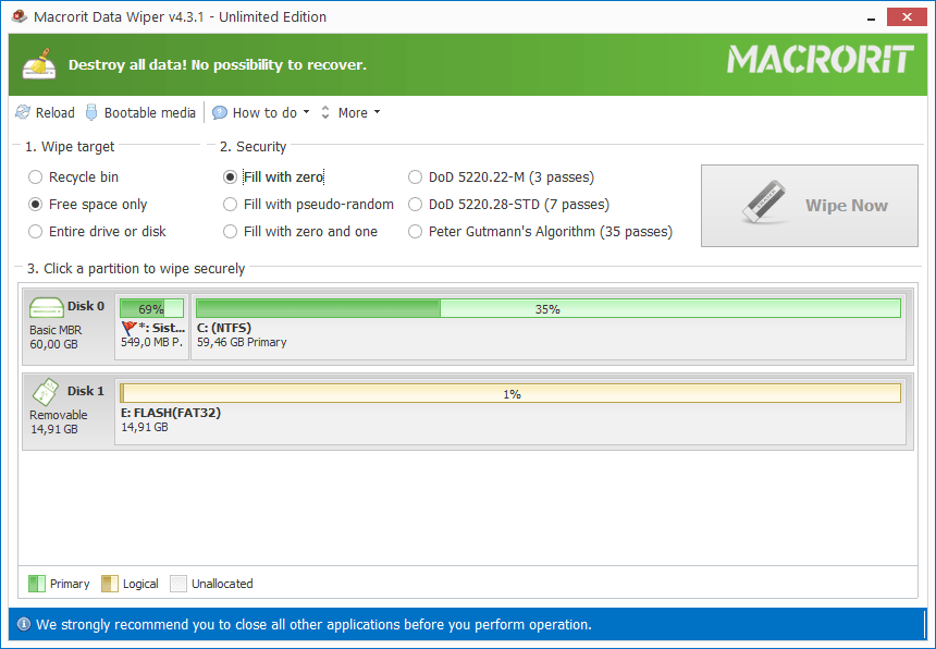 Macrorit Data Wiper 6.9 download the last version for ios