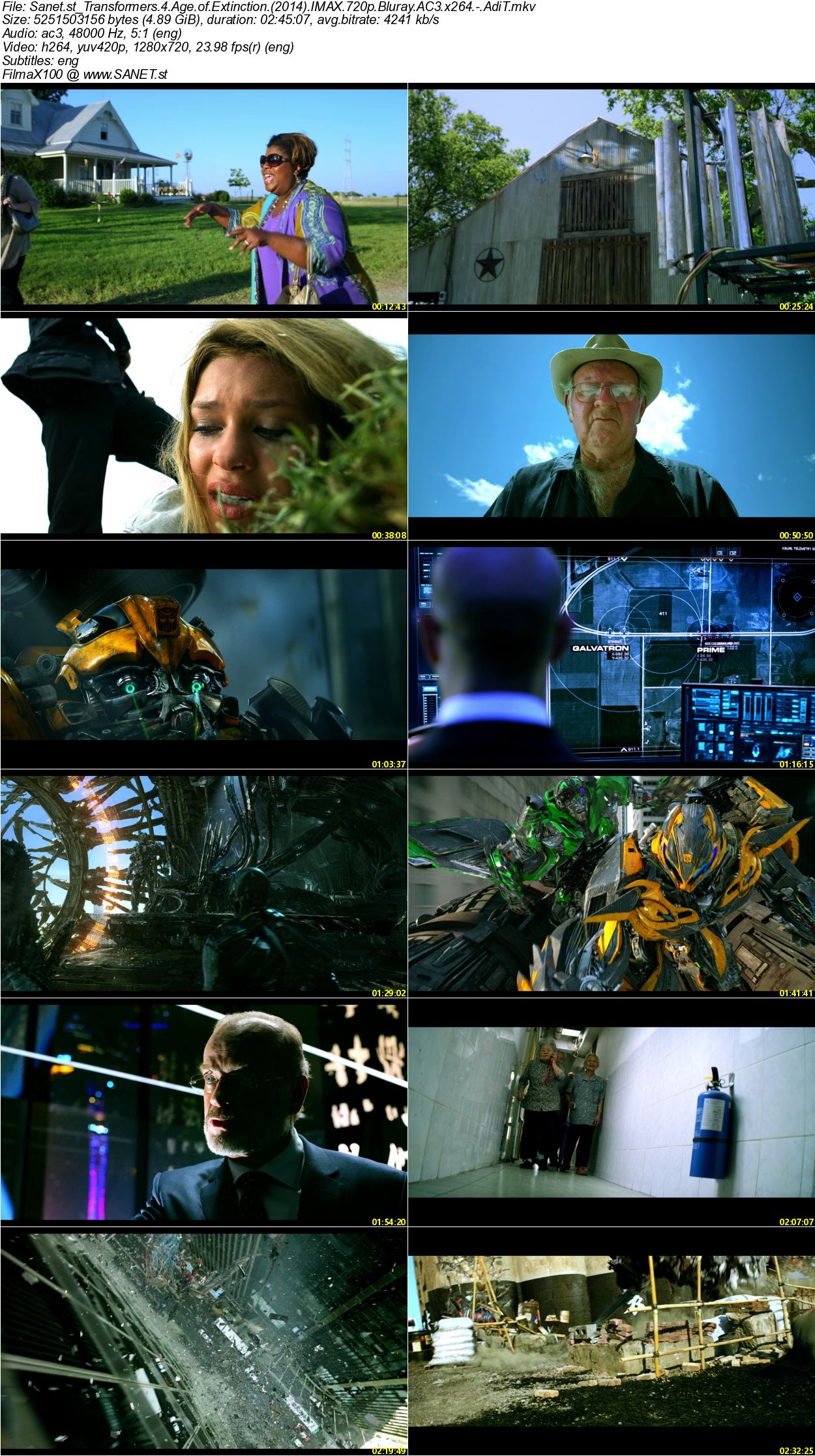 transformers age of extinction 720p