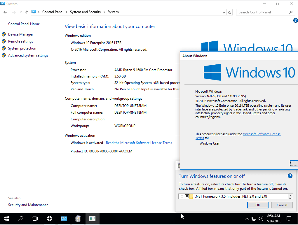 windows 10 ltsb optimise