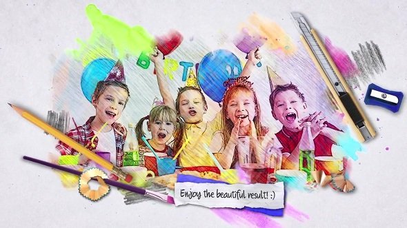 Watercolor Style Photos 93472 - After Effects Templates