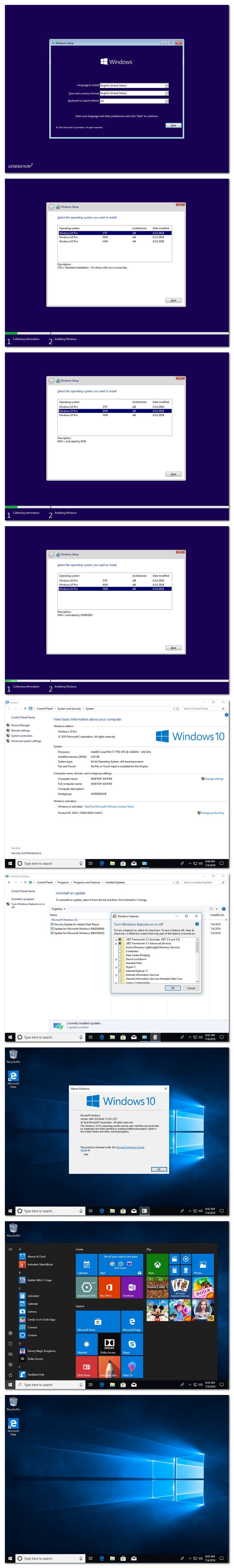 windows 10 build 1803 download