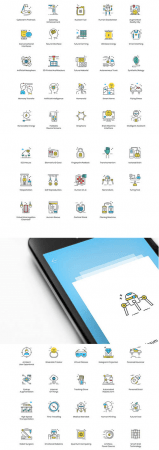 74 Futuristic Modern Icons