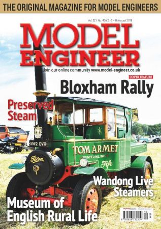 Model Engineer – 03 August 2018
