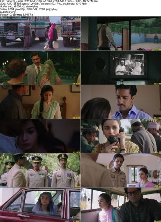 Raazi 2018 Hindi 720p WEB-DL x264 AAC ESubs LOKI M2Tv