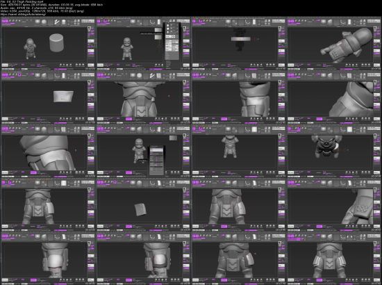 Sculpting the Necroknight with ZBrush