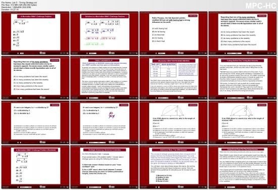 Manhattan GMAT (Class Recordings + Labs + Materials)