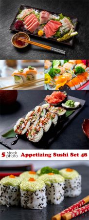 Photos   Appetizing Sushi Set 48