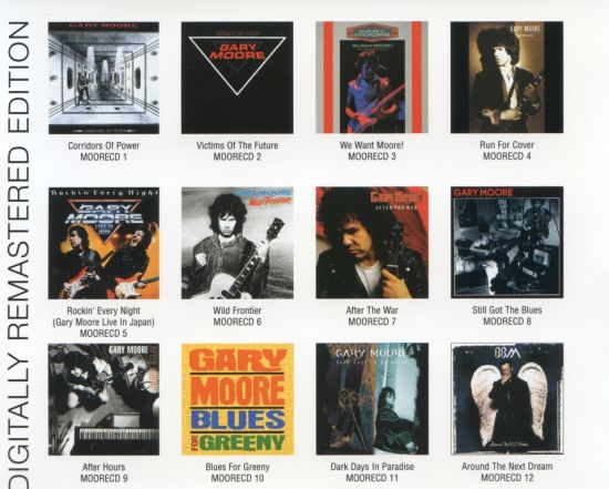 Gary Moore – Digitally Remastered Edition – Collection (12 CD) , FLAC