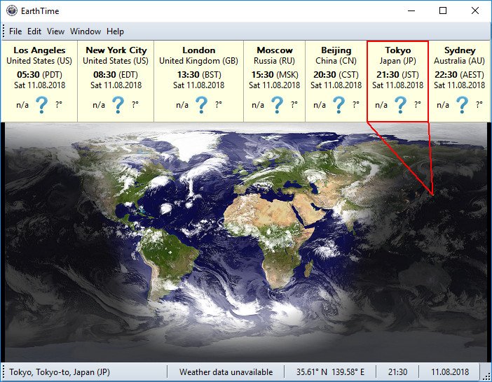 EarthTime 6.24.9 for windows download