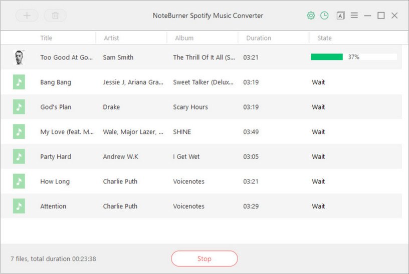 Download noteburner for spotify