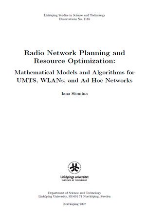 Radio Network Planning and Resource Optimization